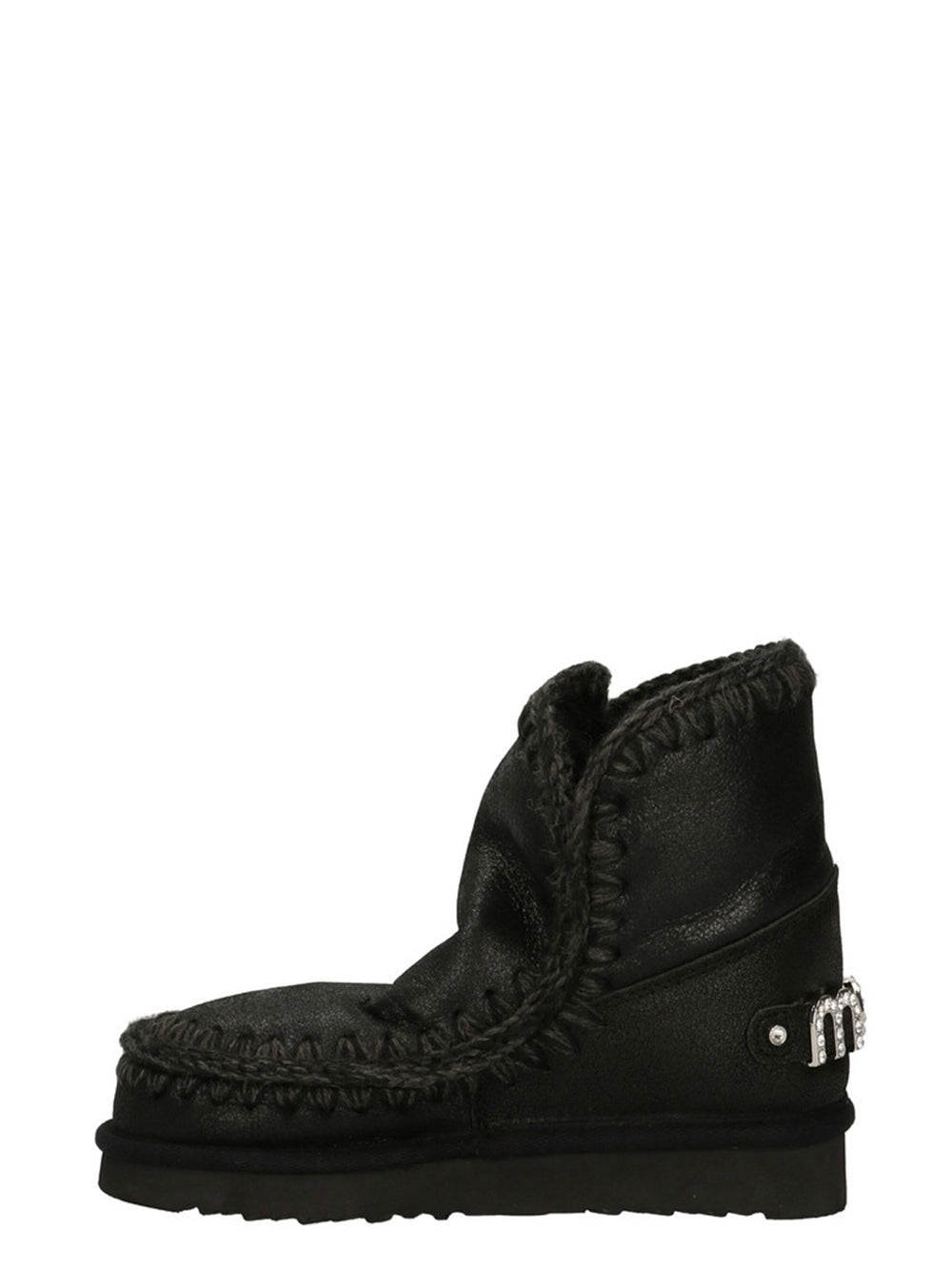 MOU Stivaletti Donna Eskimo 18 Rhinestones Nero