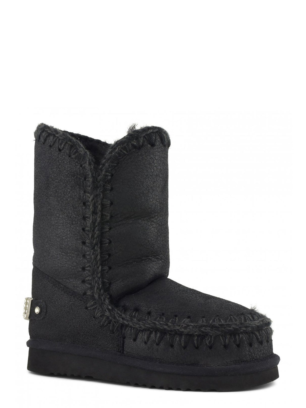 MOU Stivaletti Donna Eskimo 18 Rhinestones Nero
