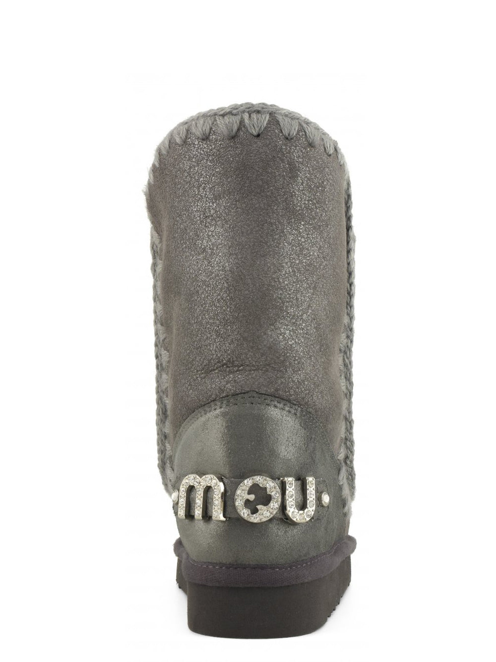 MOU Stivaletti Donna Eskimo 18 Rhinestones Grigio Scuro