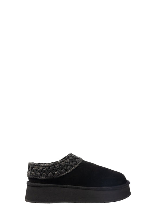 MOU Ciabatte Donna Platform Clog Nero