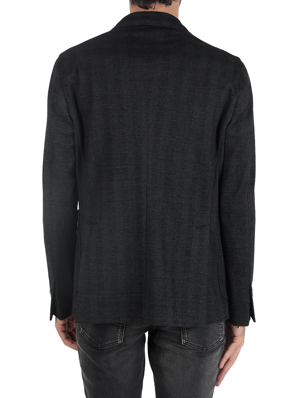 Mulish Giacca Uomo quadro Nero