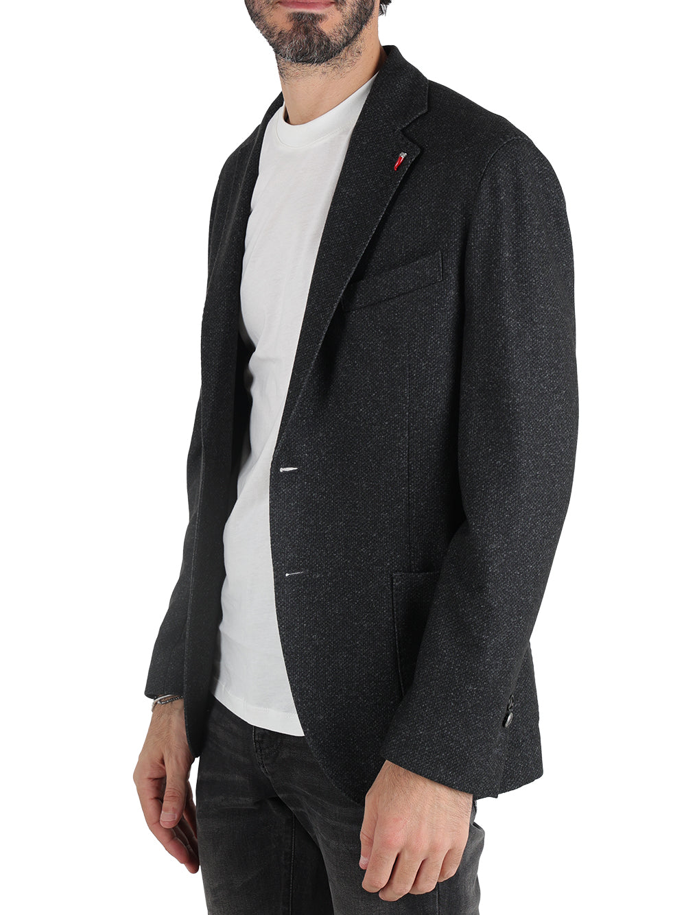 Mulish Giacca Uomo micro fantasia Grigio Scuro