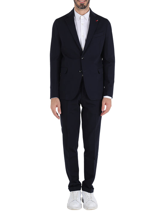 Mulish Abito Casual Uomo mono petto Blu