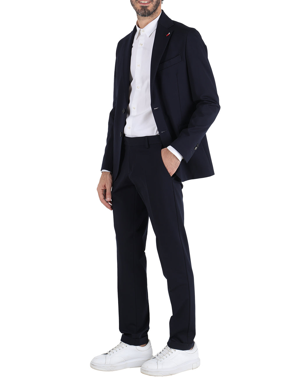 Mulish Abito Casual Uomo mono petto Blu