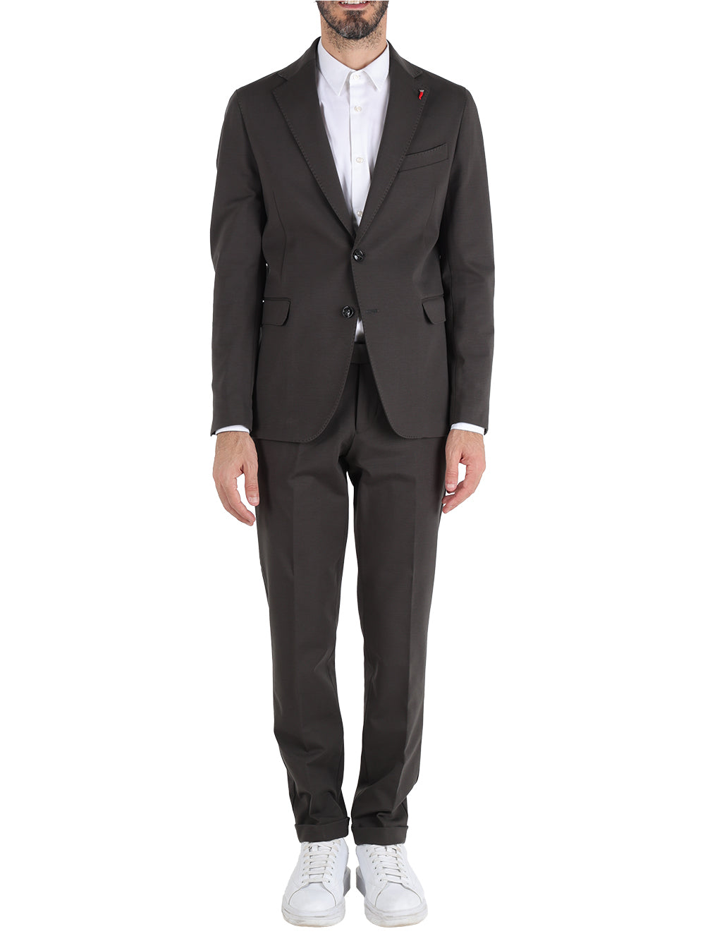 Mulish Abito Casual Uomo mono petto Verde militare