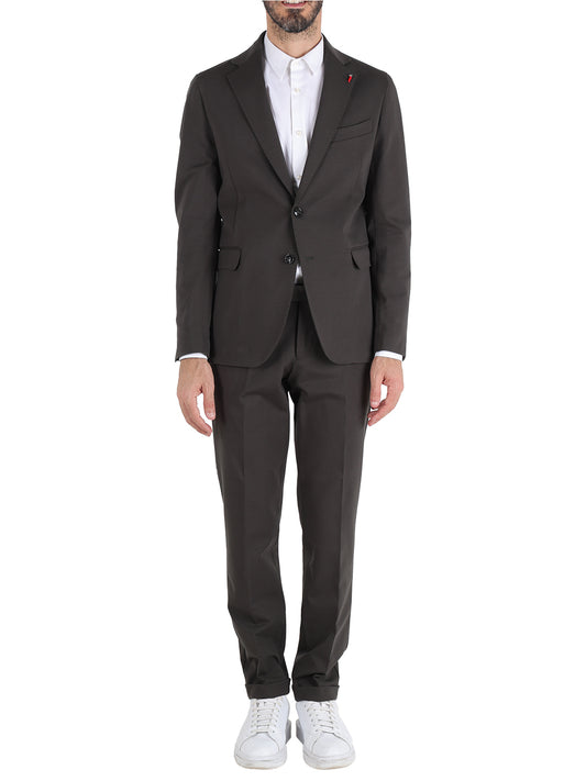 Mulish Abito Casual Uomo mono petto Verde militare