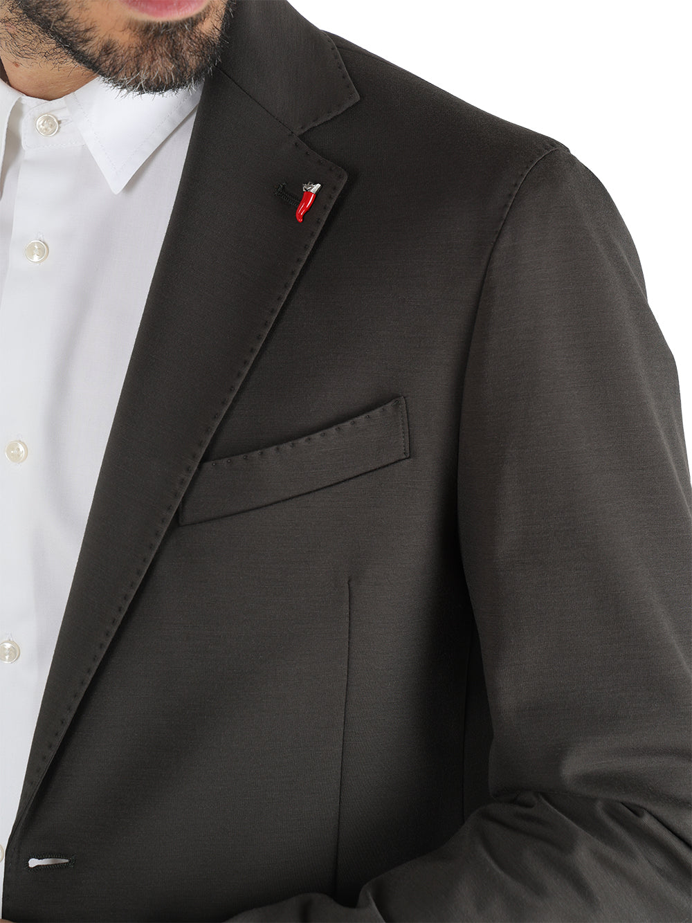 Mulish Abito Casual Uomo mono petto Verde militare