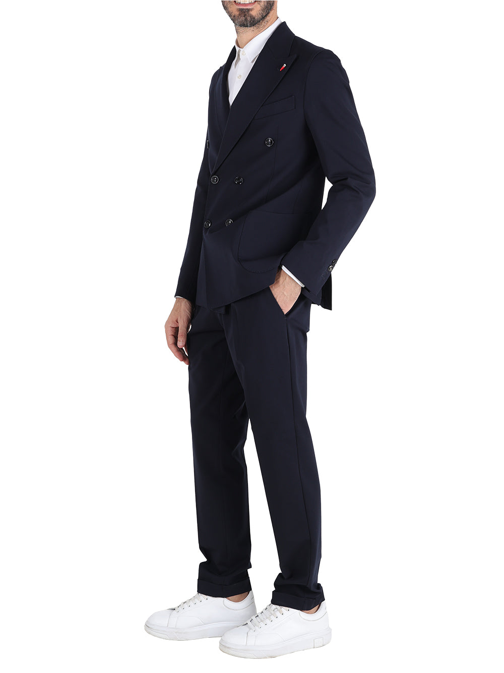 Mulish Abito Casual Uomo doppio petto Blu