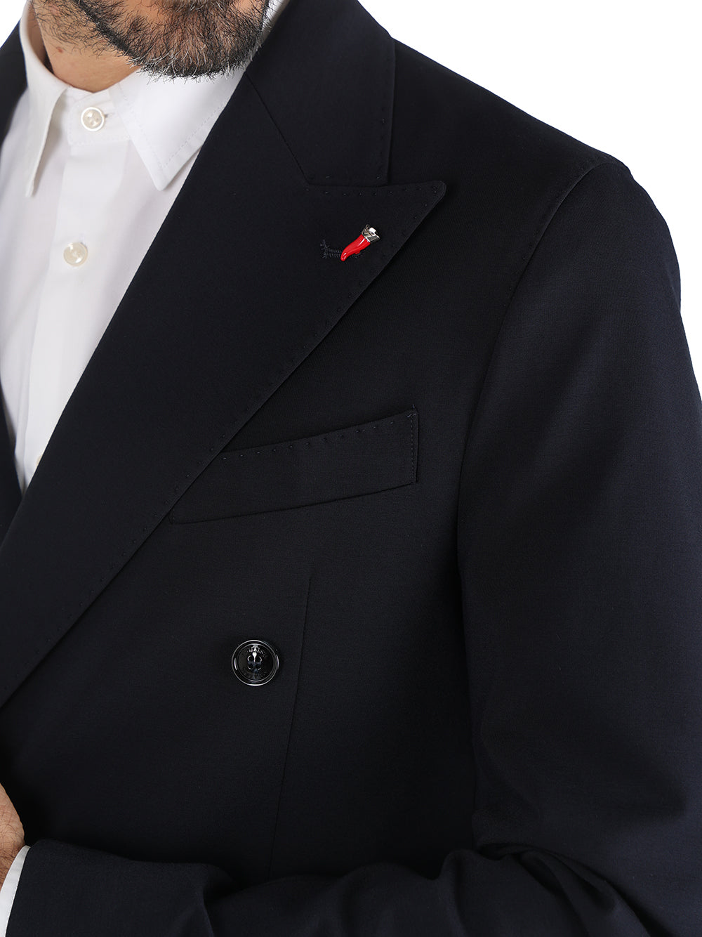 Mulish Abito Casual Uomo doppio petto Blu