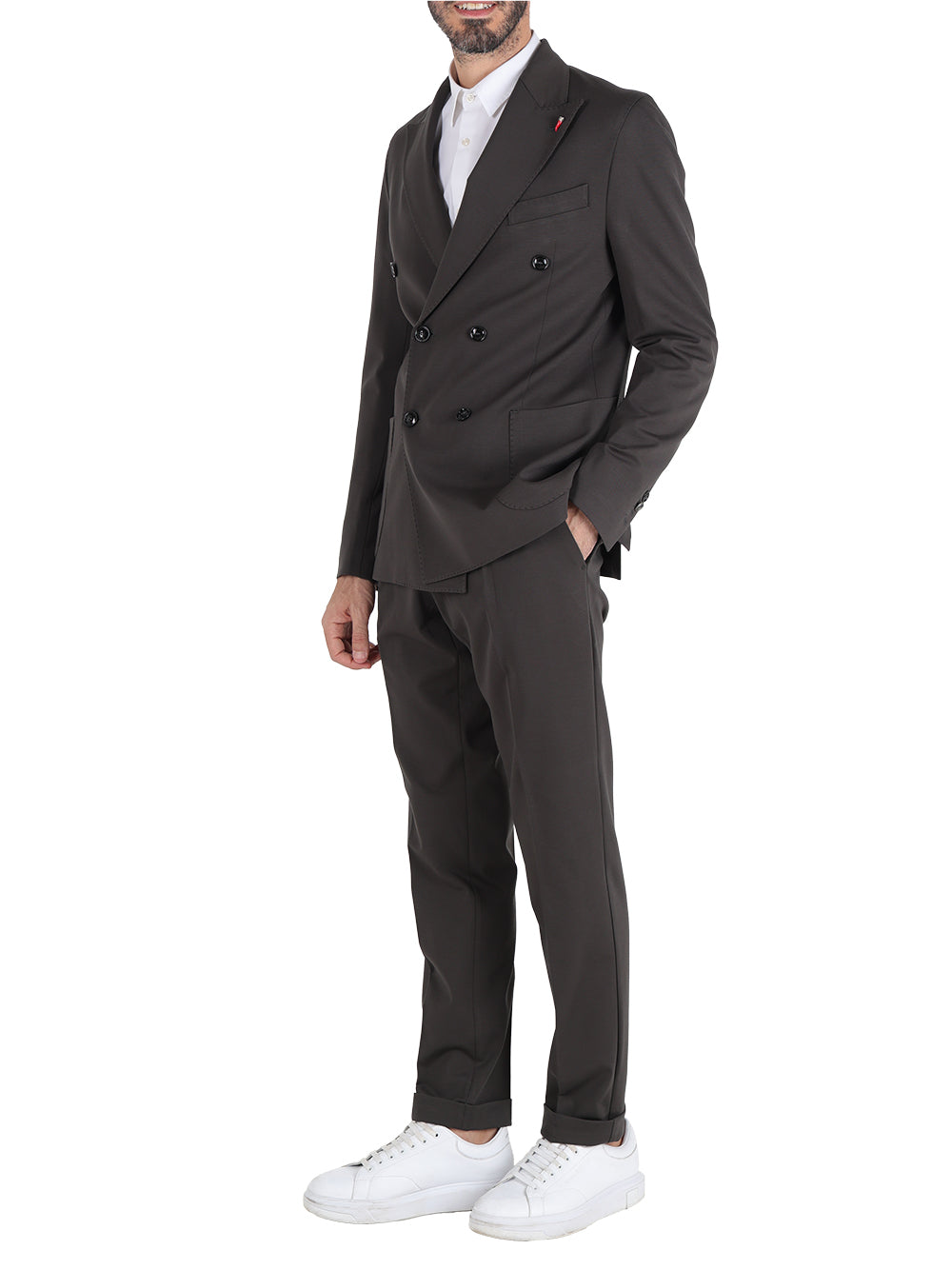 Mulish Abito Casual Uomo doppio petto Verde militare