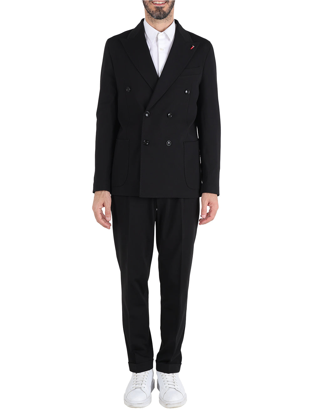 Mulish Abito Casual Uomo doppio petto Nero