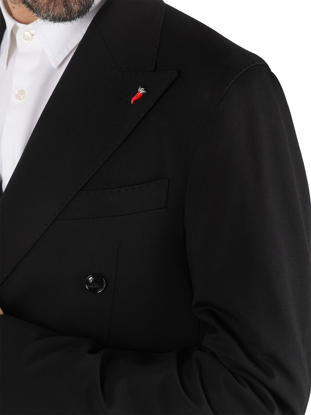 Mulish Abito Casual Uomo doppio petto Nero