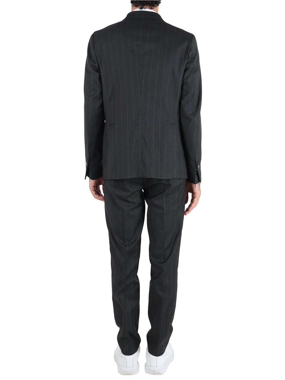 Mulish Abito Casual Uomo gessato Antracite