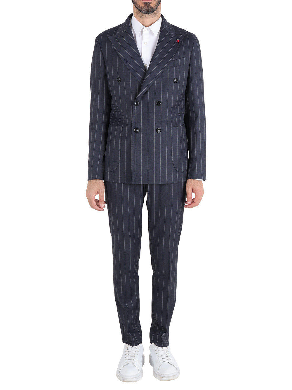 Mulish Abito Casual Uomo gessato Jeans