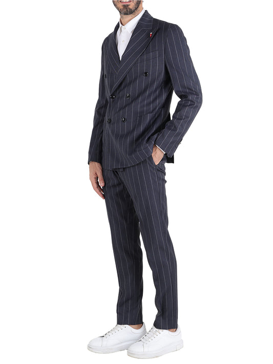 Mulish Abito Casual Uomo gessato Jeans