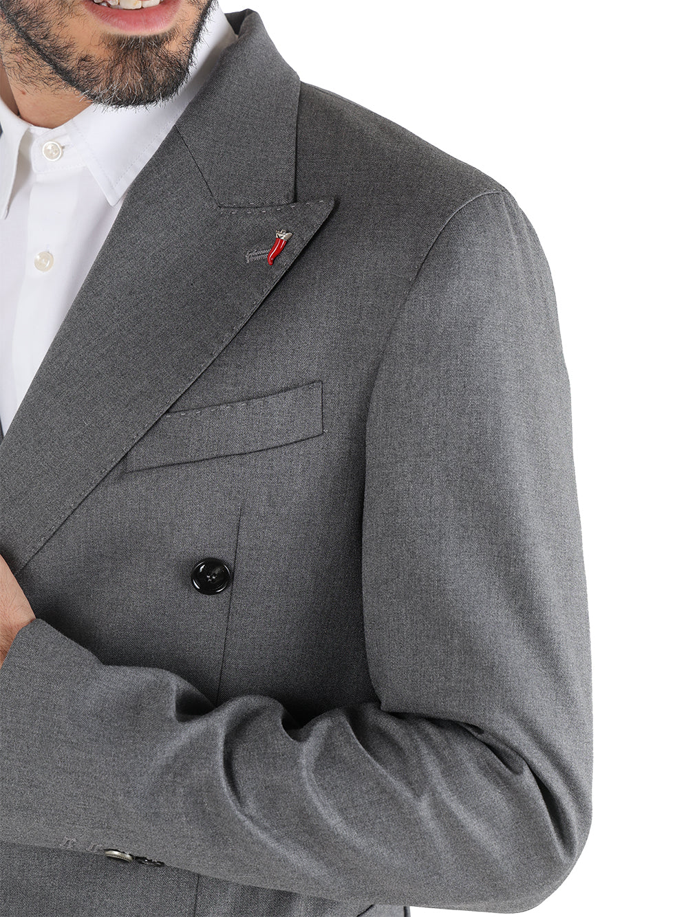 Mulish Abito Casual Uomo sfoderato Grigio Chiaro