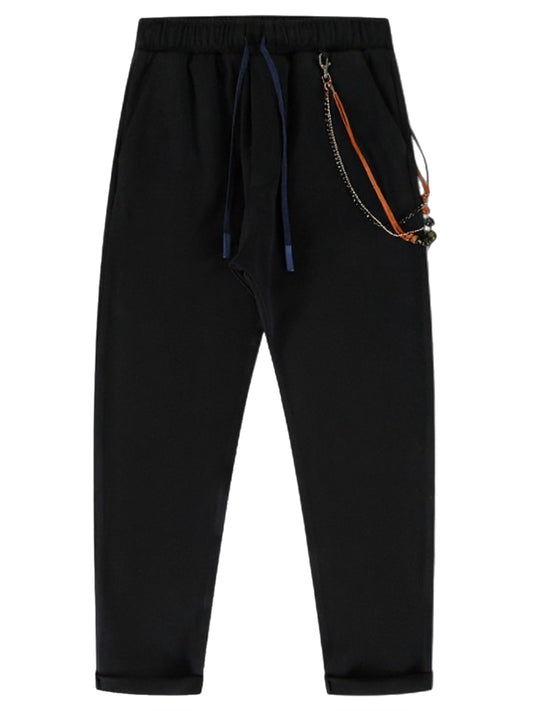 Over-D Pantalone Casual Uomo Nero