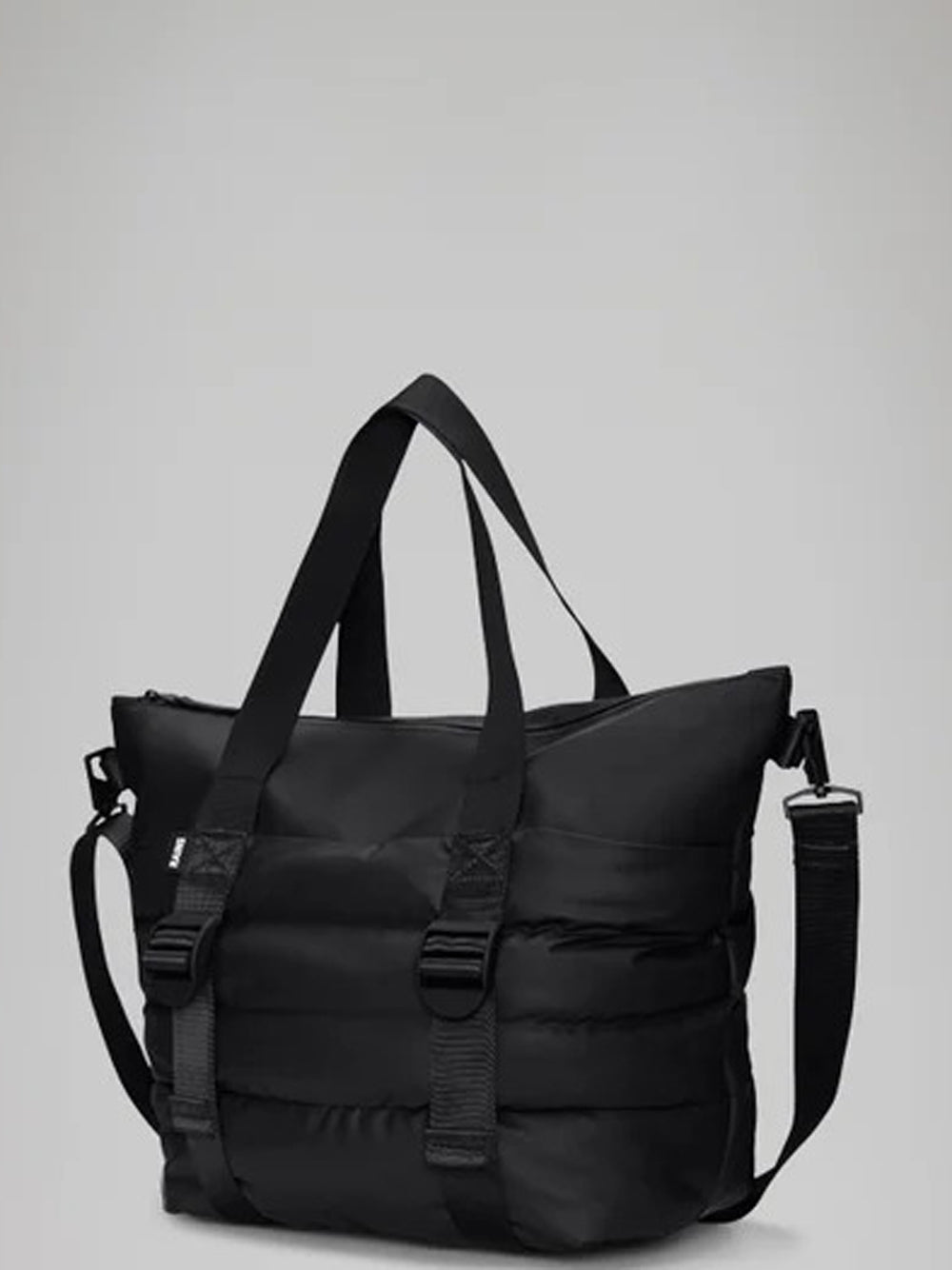 Borsa a Mano Unisex Puffer Mix Tote Nero