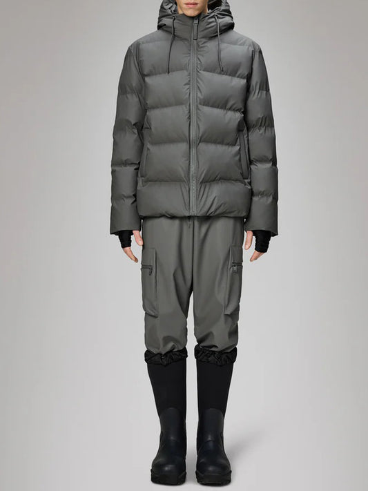 Giubbino Unisex Alta Puffer Grigio