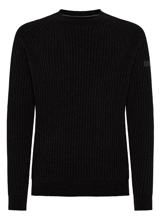 RRD Maglia Uomo Velvet rave round knit Nero