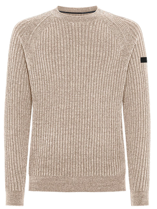 RRD Maglia Uomo Velvet rave round knit Crema