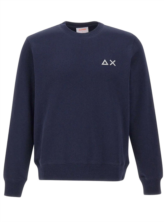 Sun68 Felpa Girocollo Uomo F45103 Blu