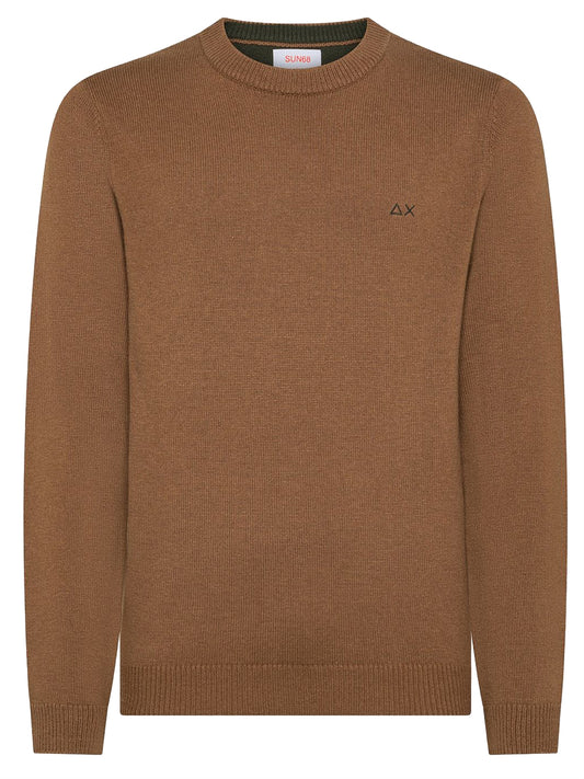 Sun68 Maglia Uomo K45110 Marrone