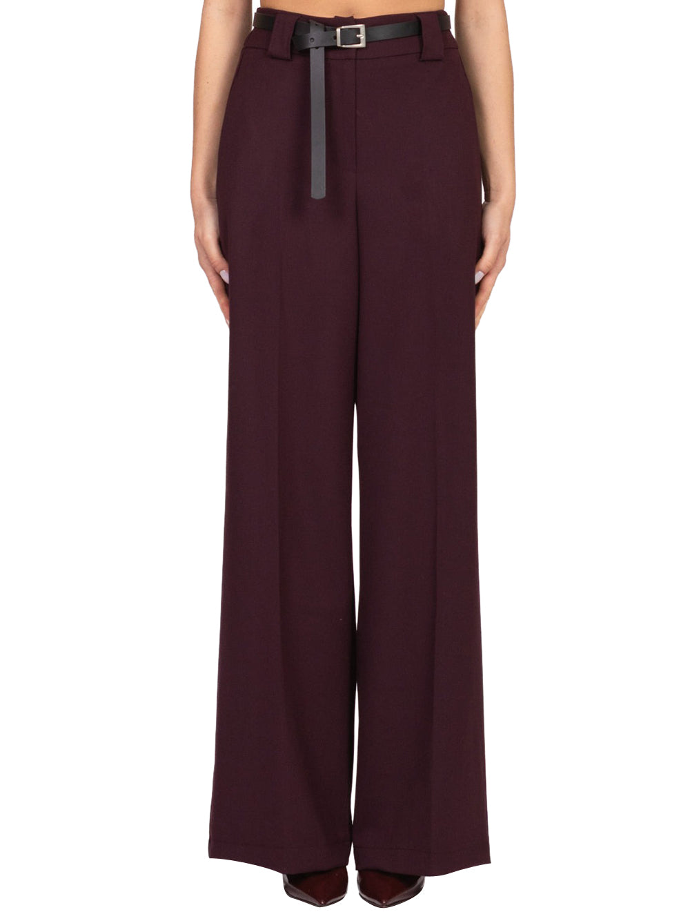 Tensione In Pantalone Casual Donna Vino