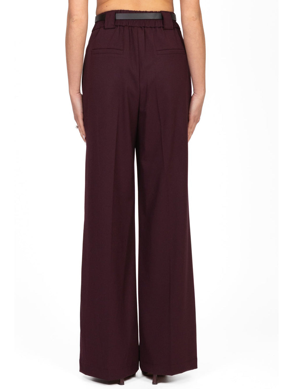 Tensione In Pantalone Casual Donna Vino