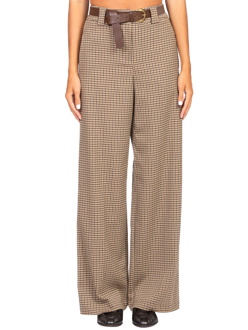 Tensione In Pantalone Casual Donna Quadro