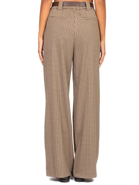 Tensione In Pantalone Casual Donna Quadro