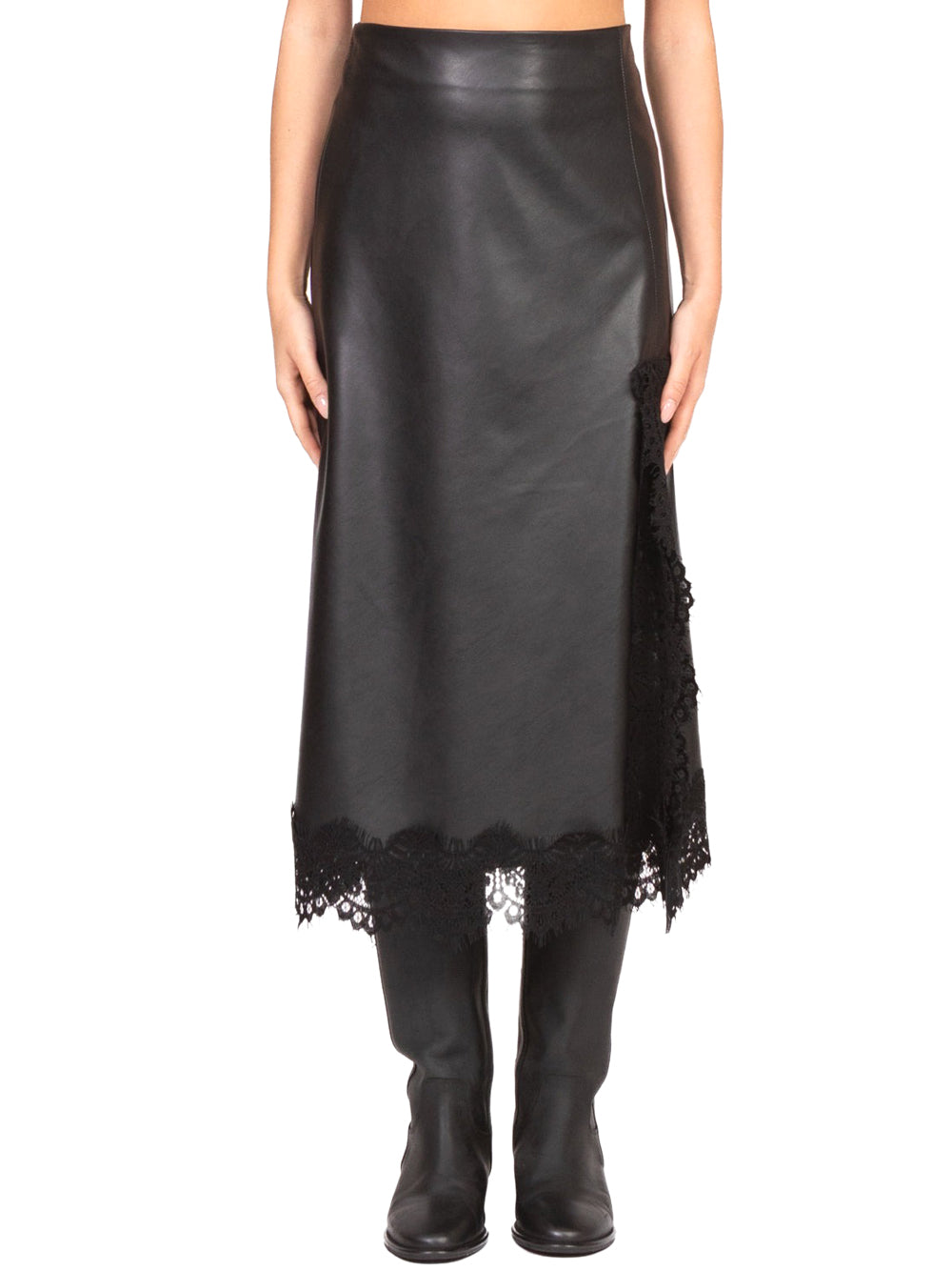 Tensione In Gonna Midi Donna Nero