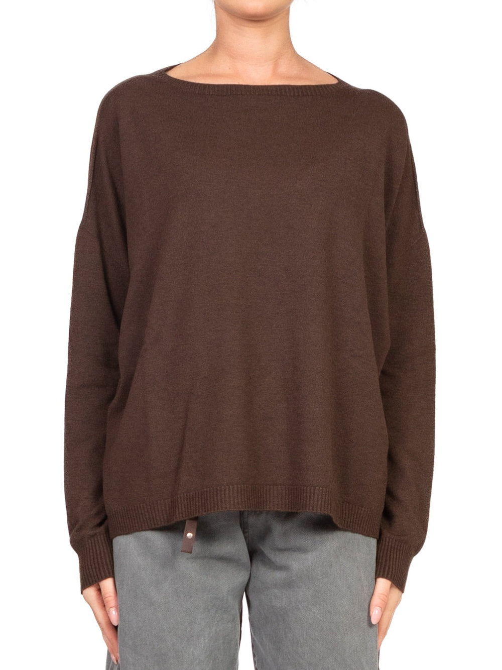 Tensione In Maglia Donna Marrone