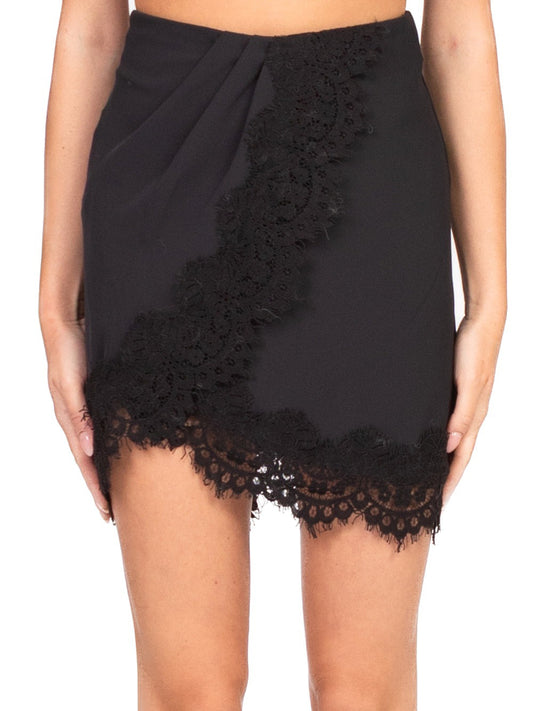 Tensione In Gonna Midi Donna Nero