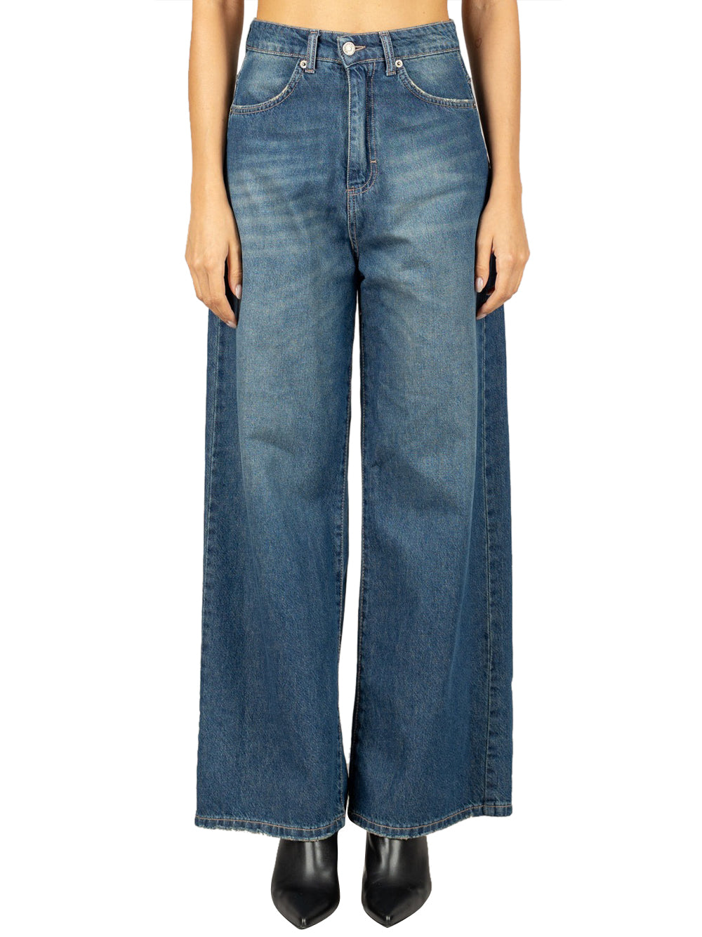 Tensione In Pantalone Casual Donna Blu