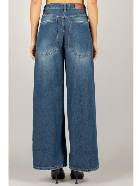 Tensione In Pantalone Casual Donna Blu