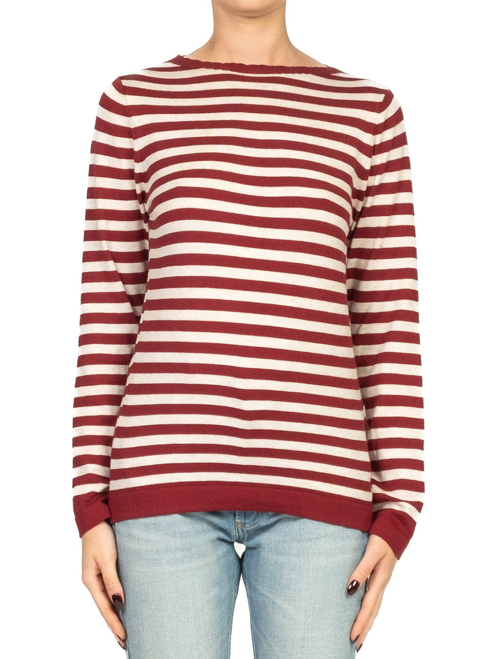 Tensione In Maglia Donna Bordeaux