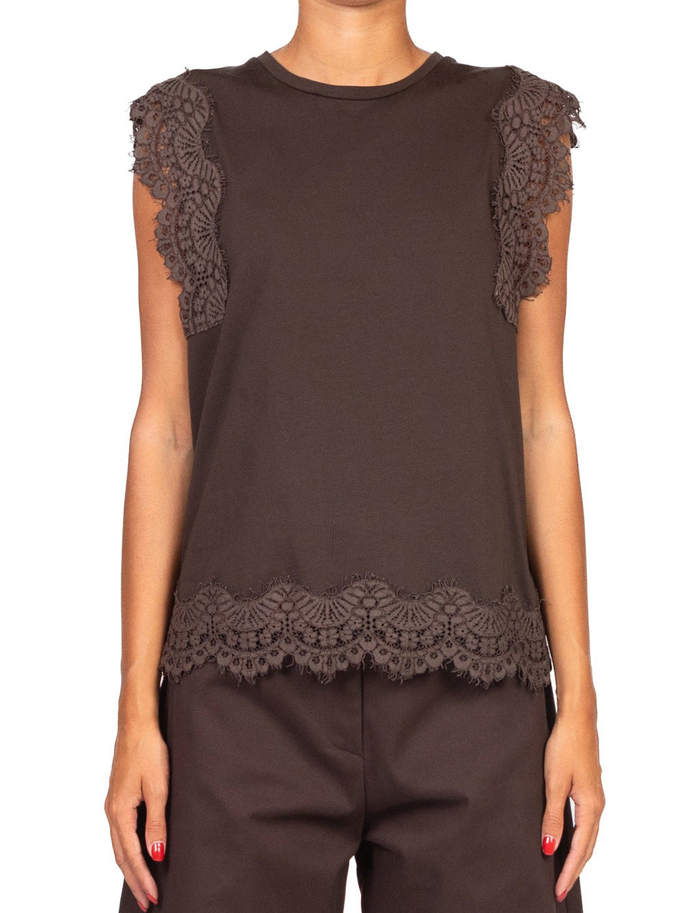 Tensione In Maglia Donna Moro