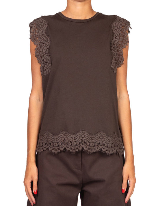 Tensione In Maglia Donna Moro