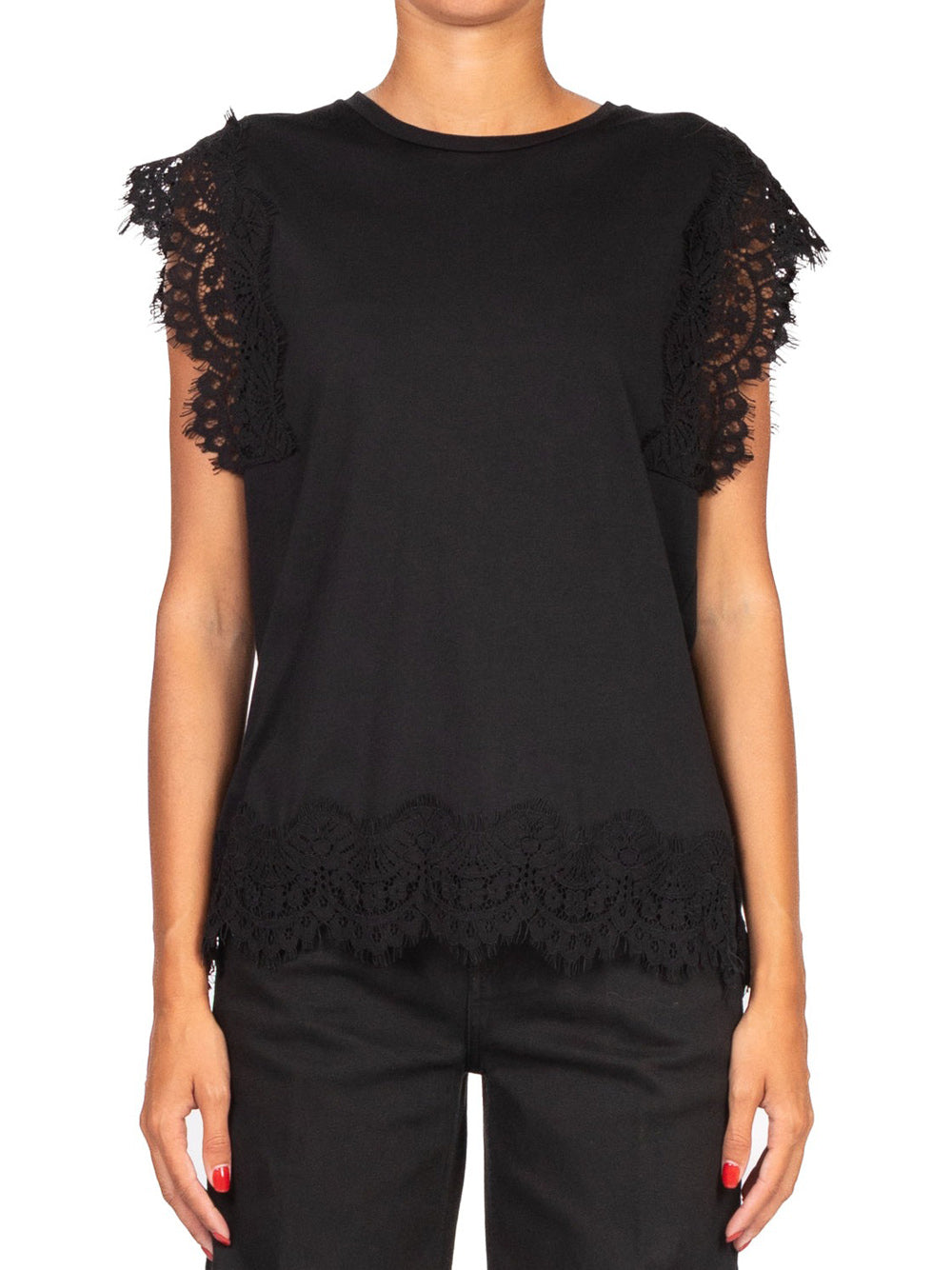 Tensione In Maglia Donna Nero