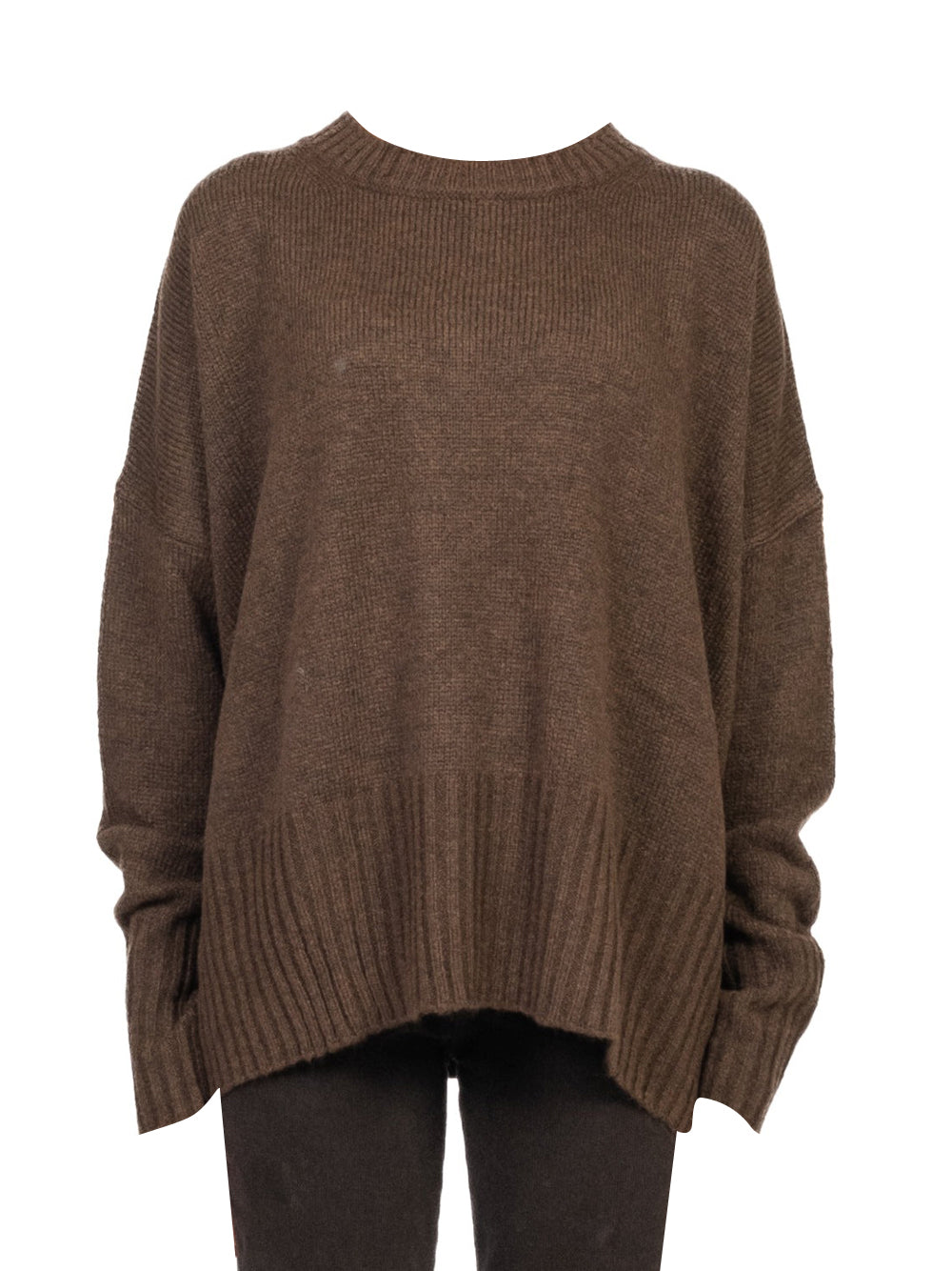 Tensione In Maglia Donna Marrone