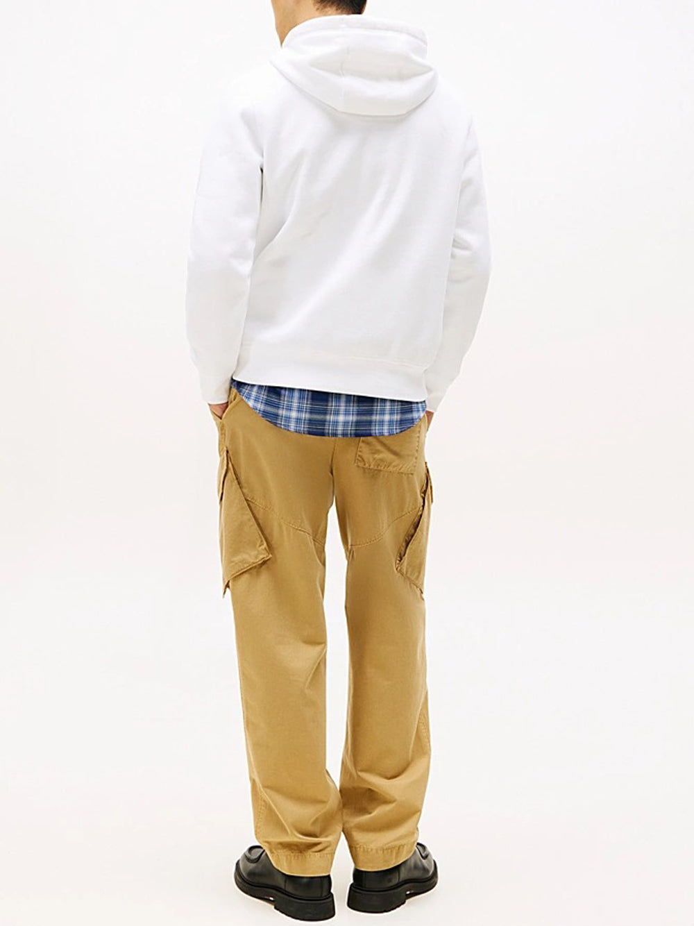 Tommy Hilfiger Felpa Cappuccio Uomo Bianco