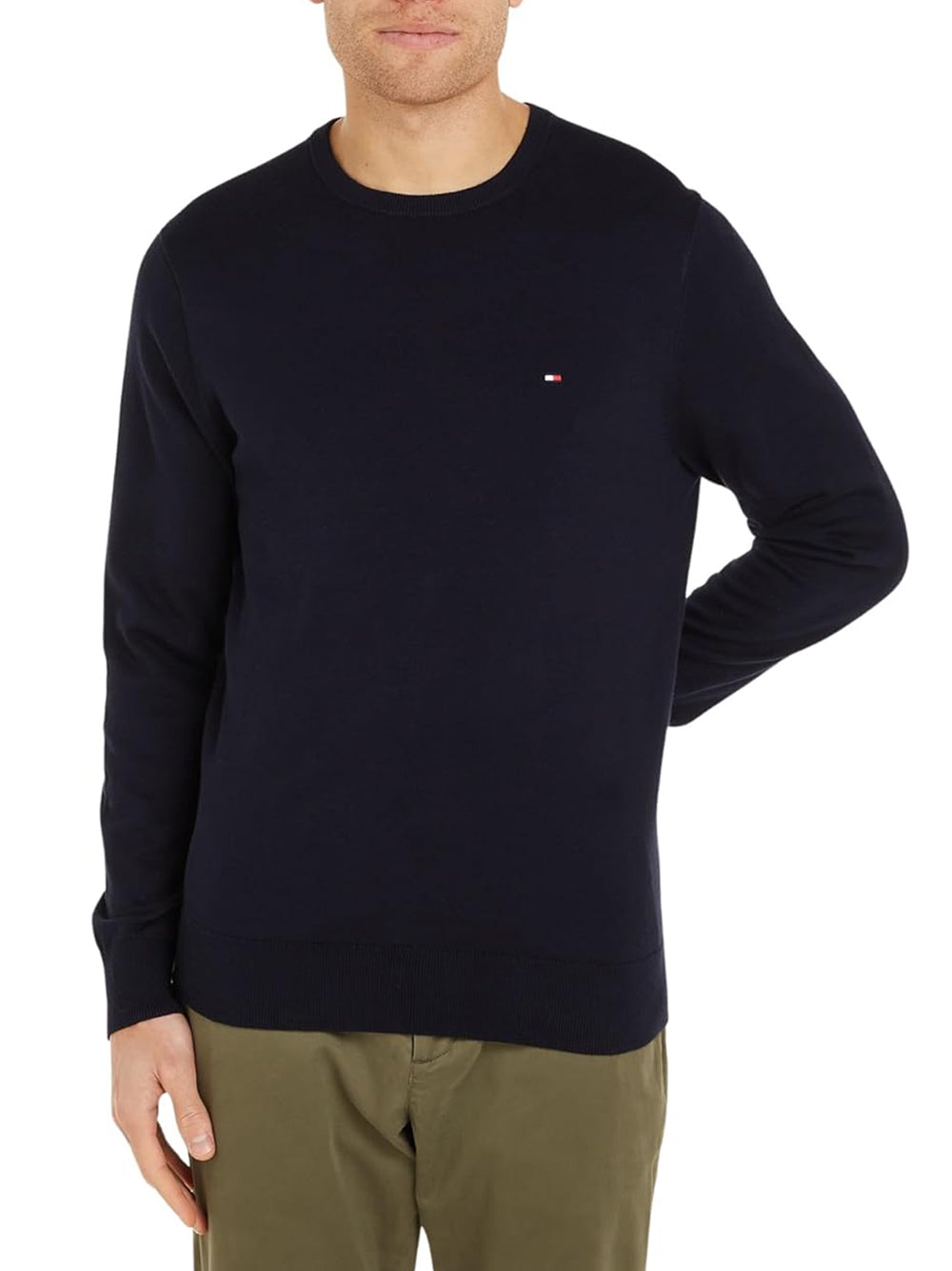 Tommy Hilfiger Pullover Uomo essential crew neck Blu
