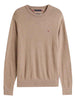 tommy hilfiger maglia uomo mw0mw28046 beige 2710646