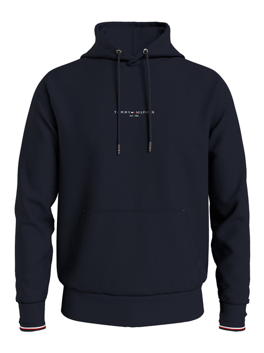 Tommy Hilfiger Felpa Cappuccio Uomo Blu