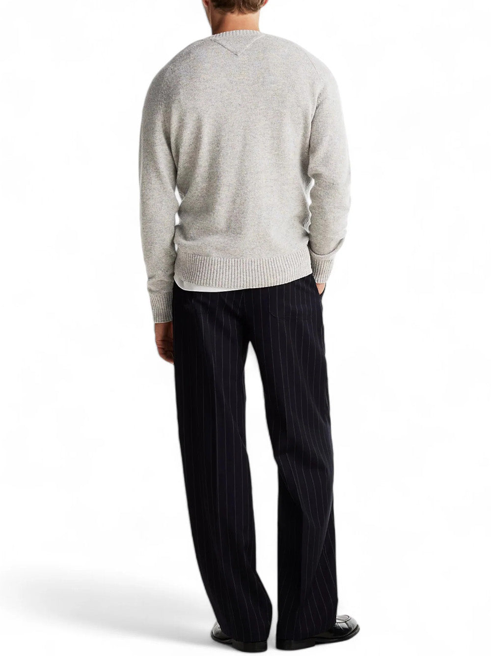 Tommy Hilfiger Maglia Uomo Grigio Chiaro