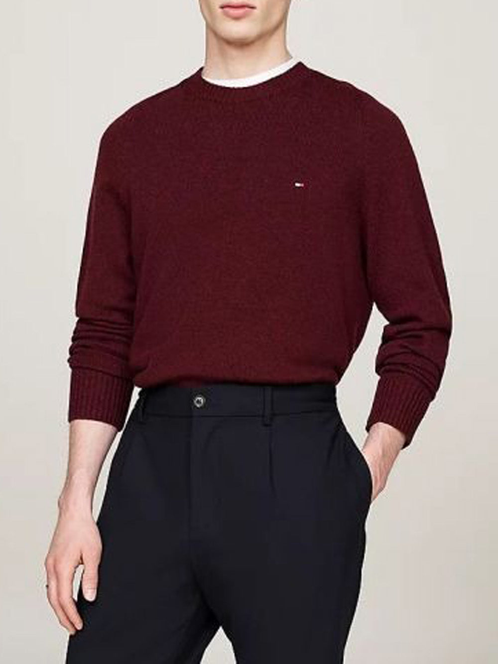 Tommy Hilfiger Maglia Uomo Bordeaux