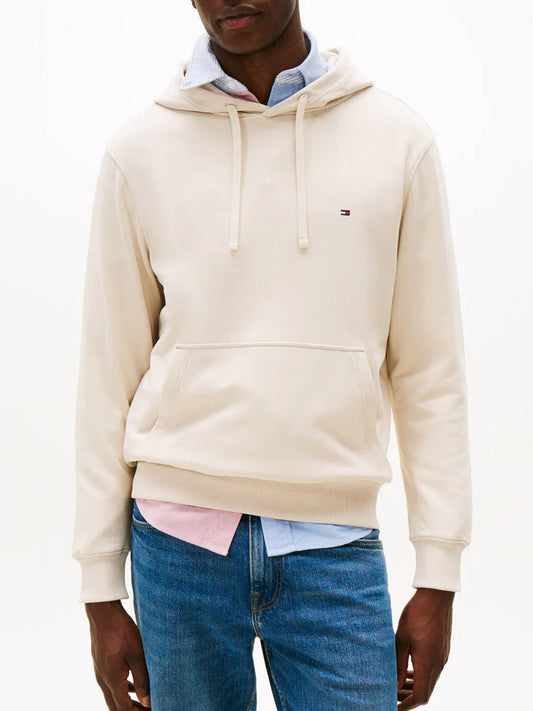 Tommy Hilfiger Felpa Cappuccio Uomo MW0MW37235 Beige
