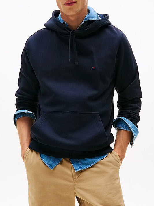 Tommy Hilfiger Felpa Cappuccio Uomo MW0MW37235 Blu