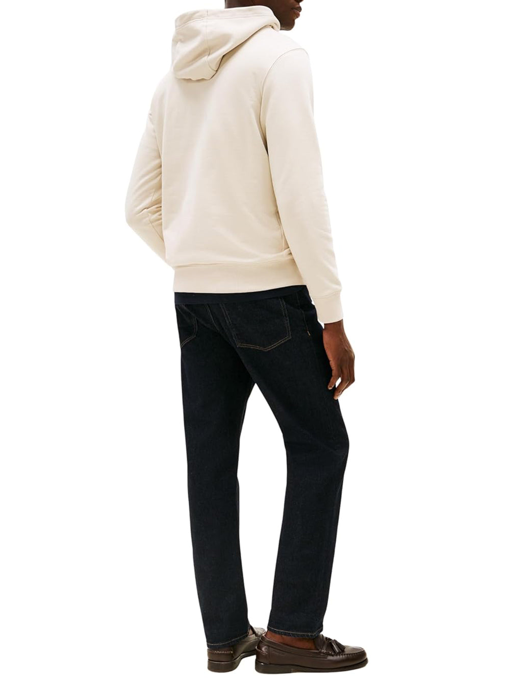 Tommy Hilfiger Felpa Cappuccio Uomo MW0MW40534 Beige